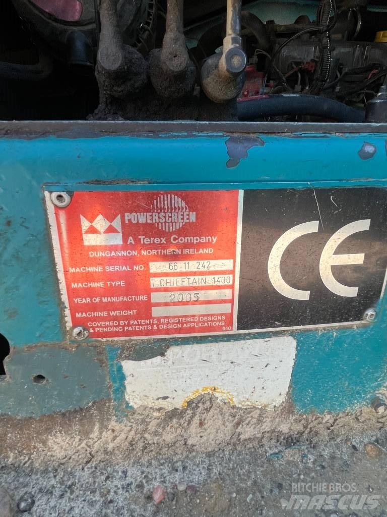 PowerScreen 1400 Мобилни скрийнери
