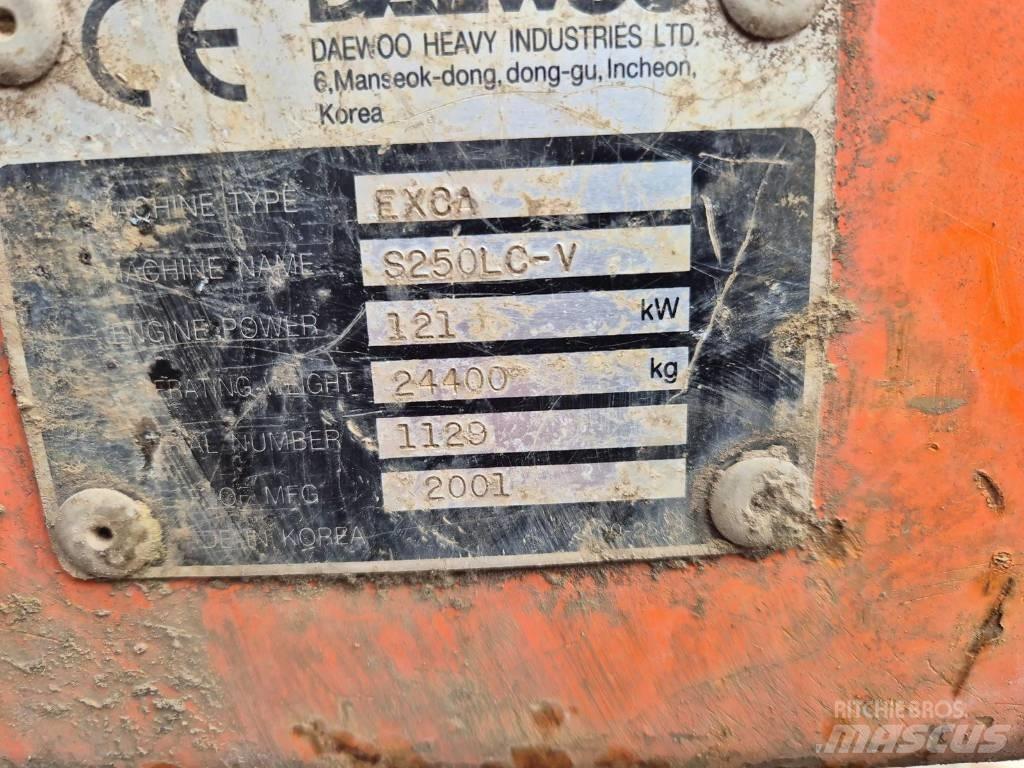 Daewoo S250 Верижен екскаватор