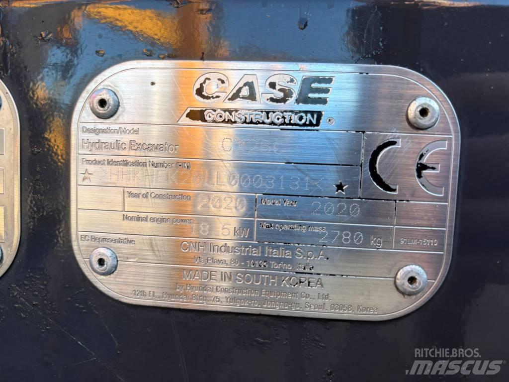 CASE CX 26 C Мини екскаватори < 7 т