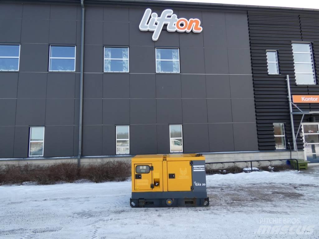 Atlas Copco QAS 20 Дизелови генератори
