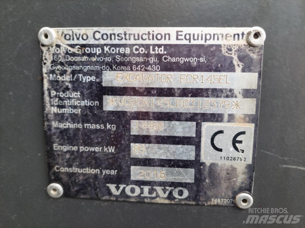 Volvo ECR 145 EL Верижен екскаватор