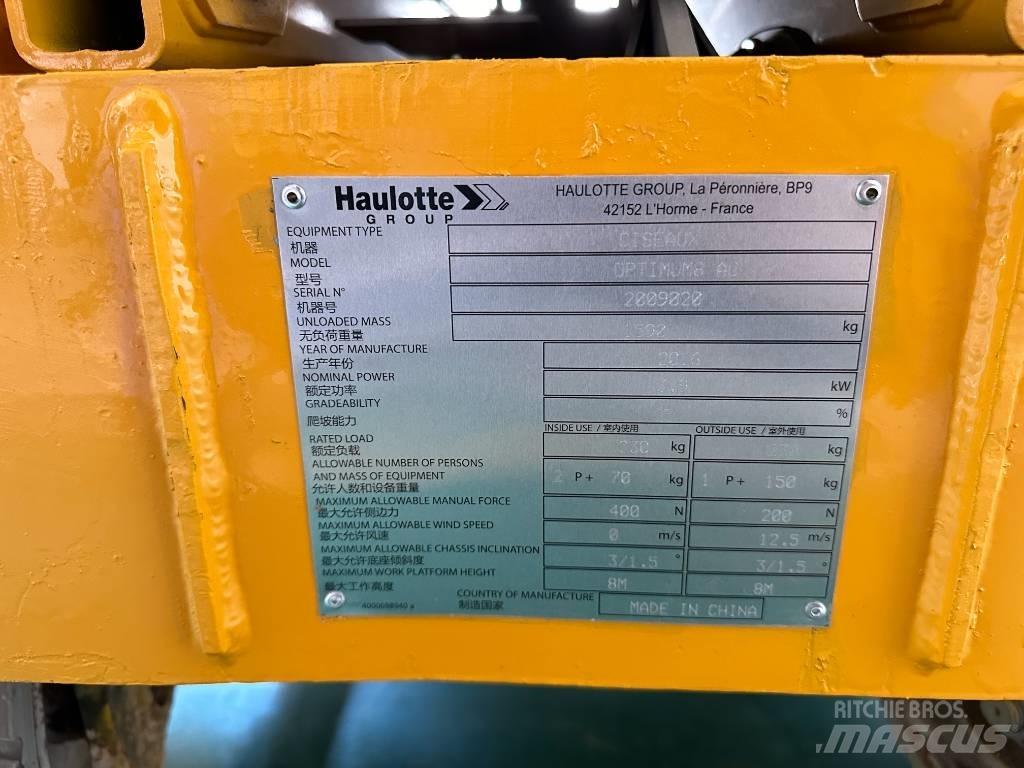 Haulotte OPTIMUM 8 Ножични работни платформи