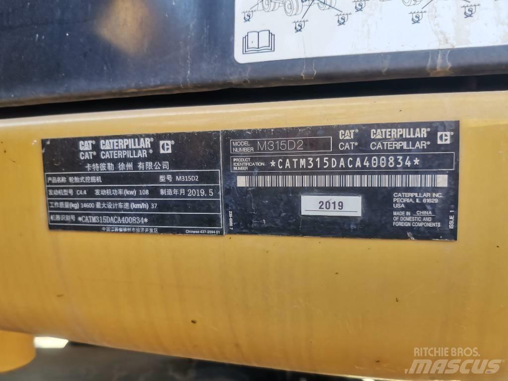 CAT 2019 CAT 315D2 Колесни екскаватори