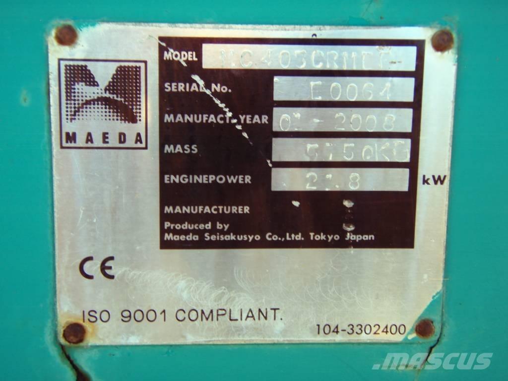 Maeda MC 405 CRME Верижни кранове

