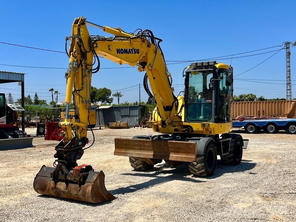 Komatsu PW 98 MR Колесни екскаватори