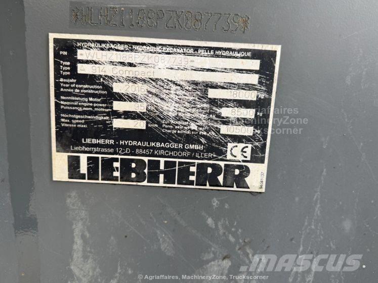 Liebherr A 914 Колесни екскаватори