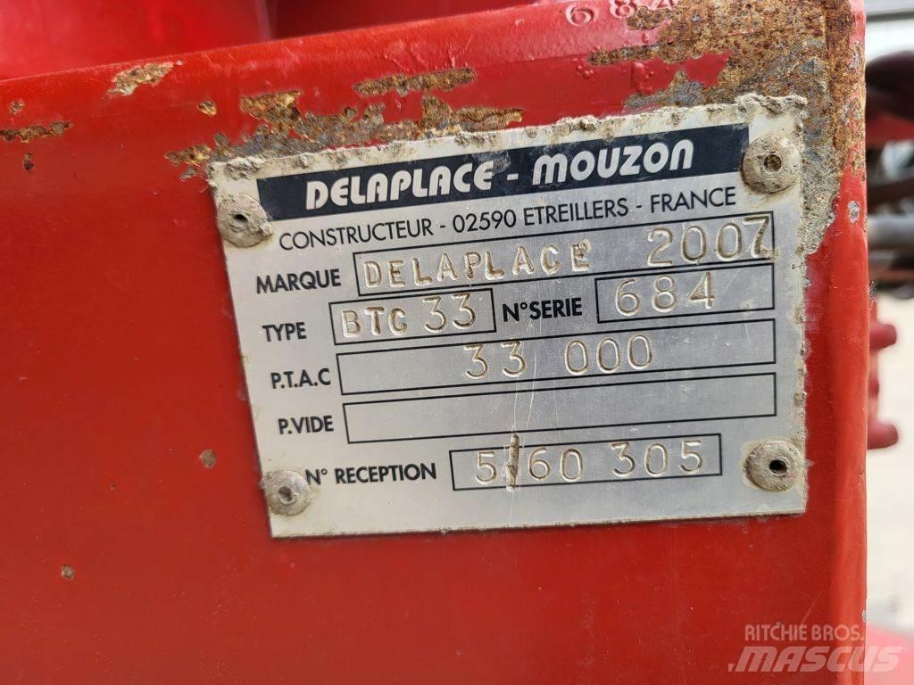Delaplace 33 ton Ремаркета самосвални