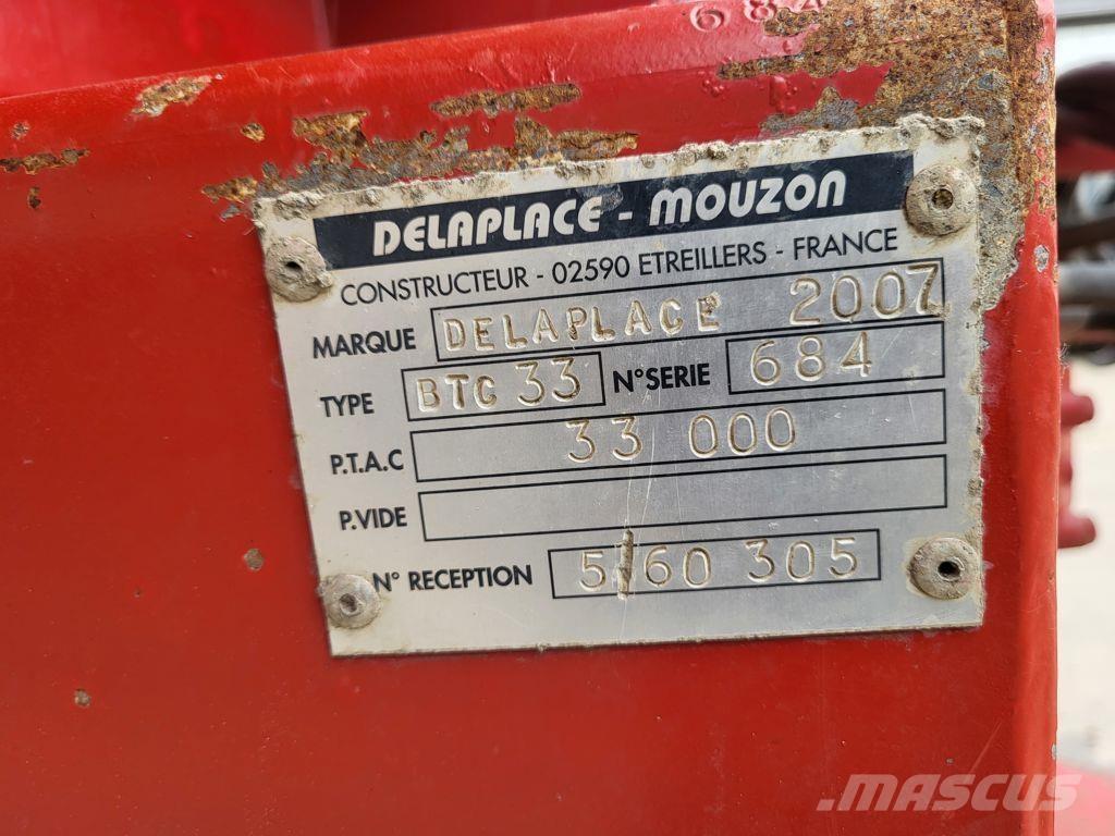 Delaplace 33 ton Ремаркета самосвални