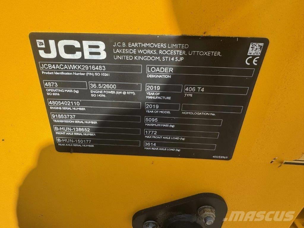 JCB 406 T4 Колесни товарачи