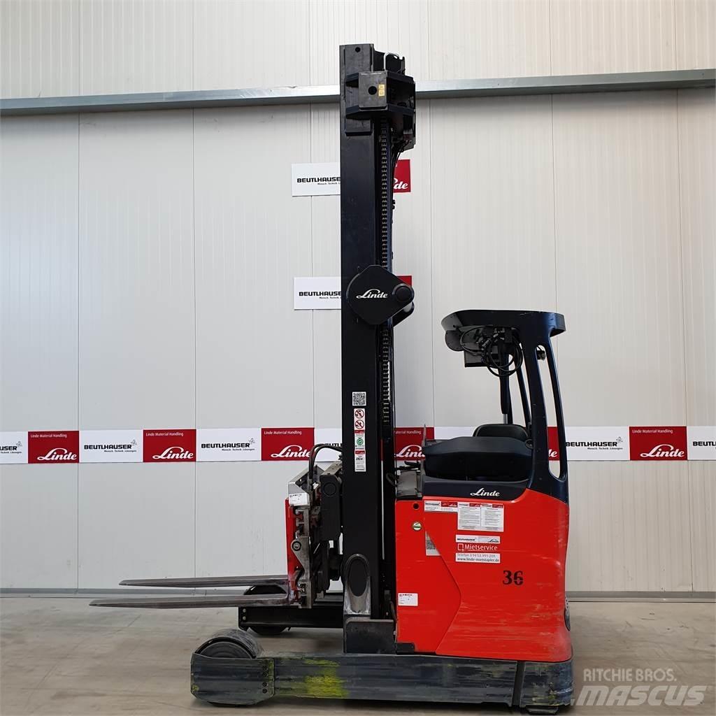 Linde R20HD Ретрак/ Високоповдигач с изместване на вилката напред