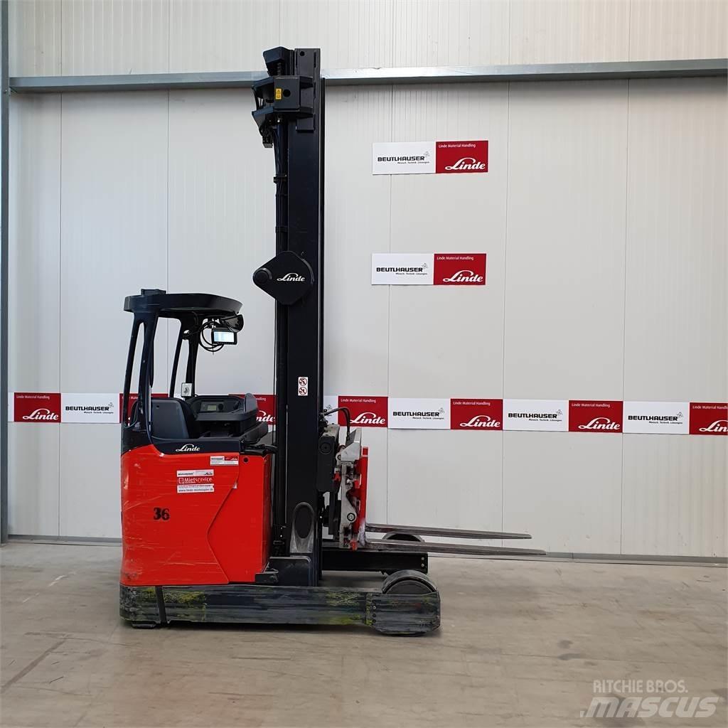 Linde R20HD Ретрак/ Високоповдигач с изместване на вилката напред