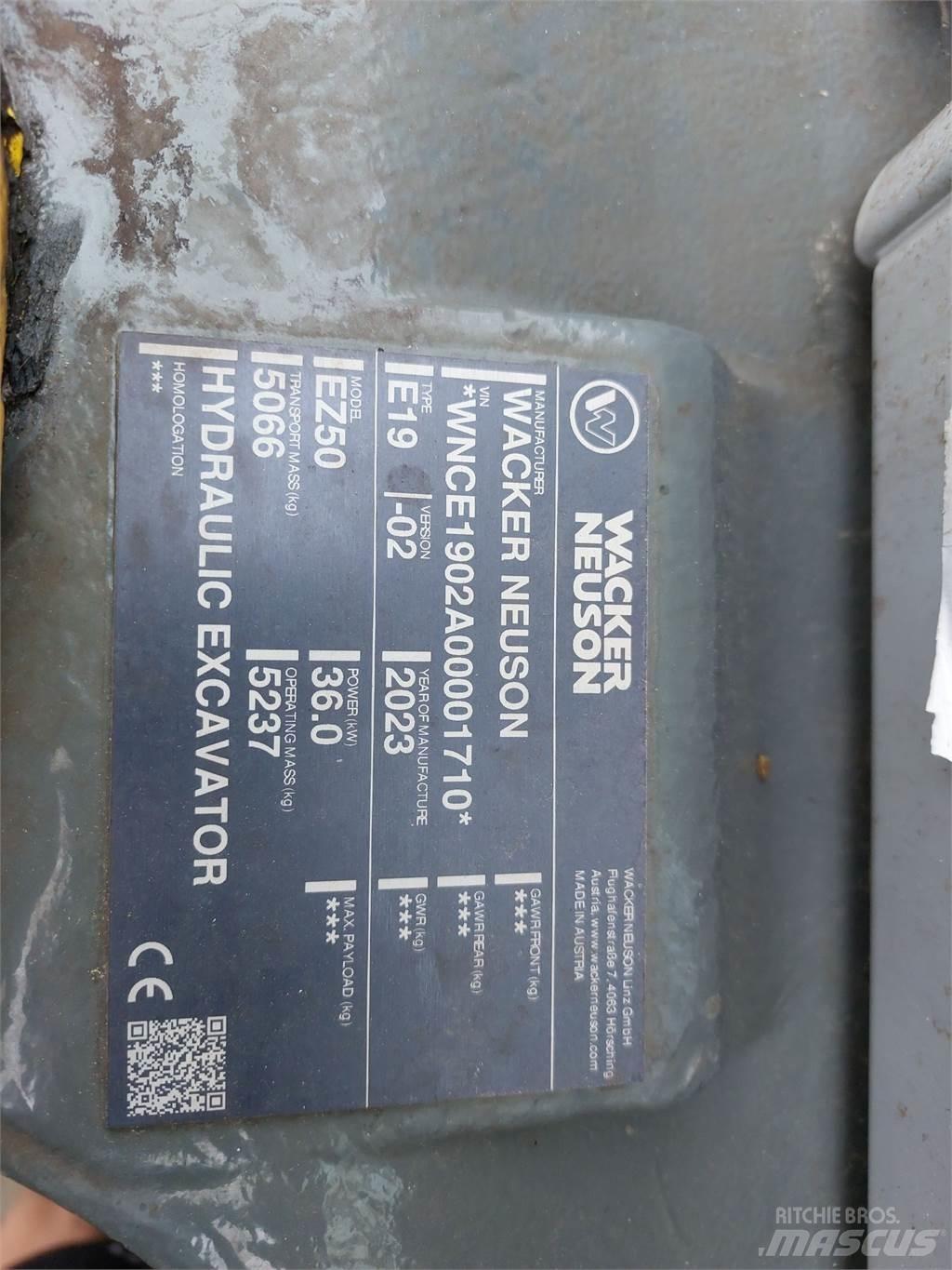 Wacker Neuson EZ50 Верижен екскаватор