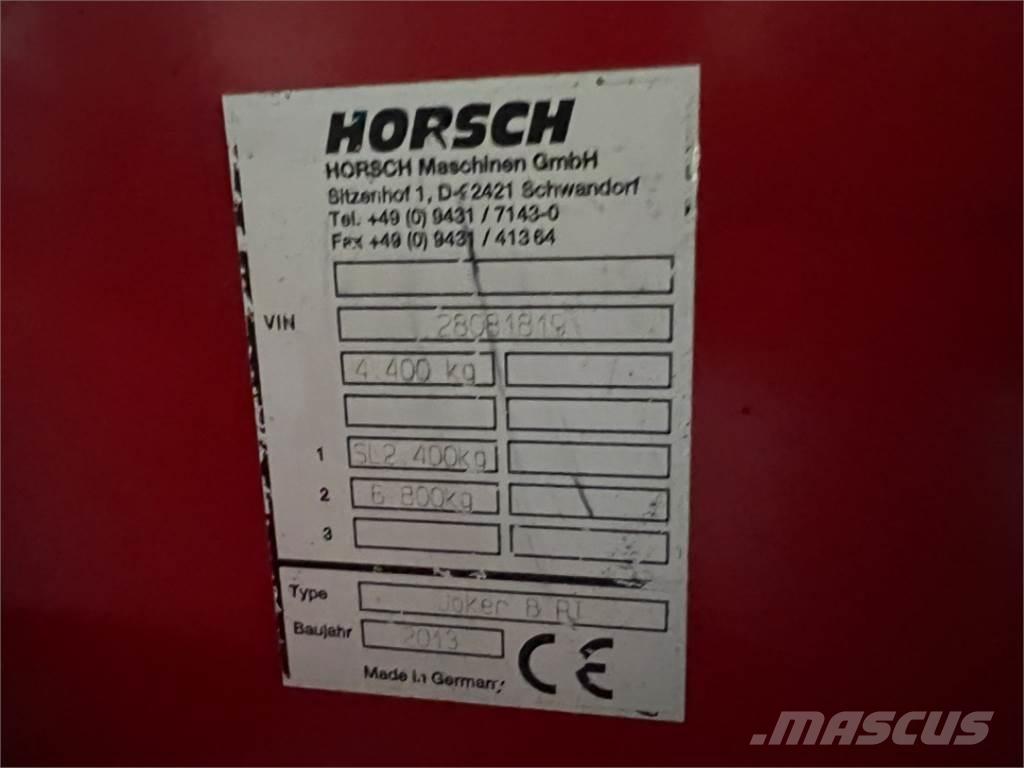 Horsch Joker 8RT Дискови брани