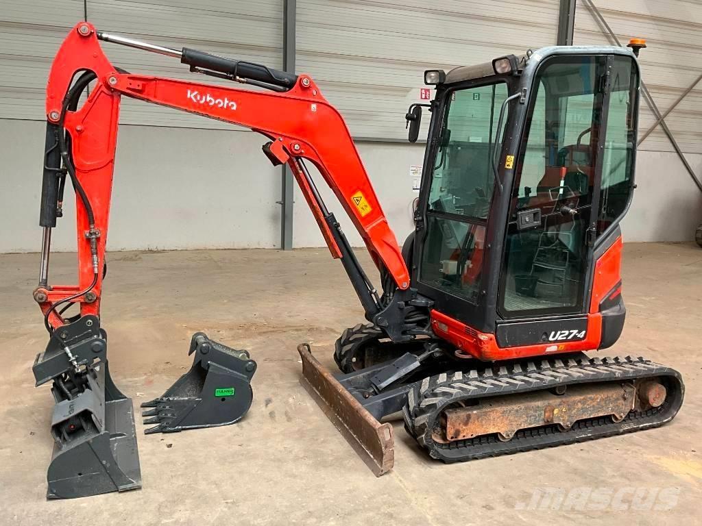 Kubota U 27-4 Мини екскаватори < 7 т