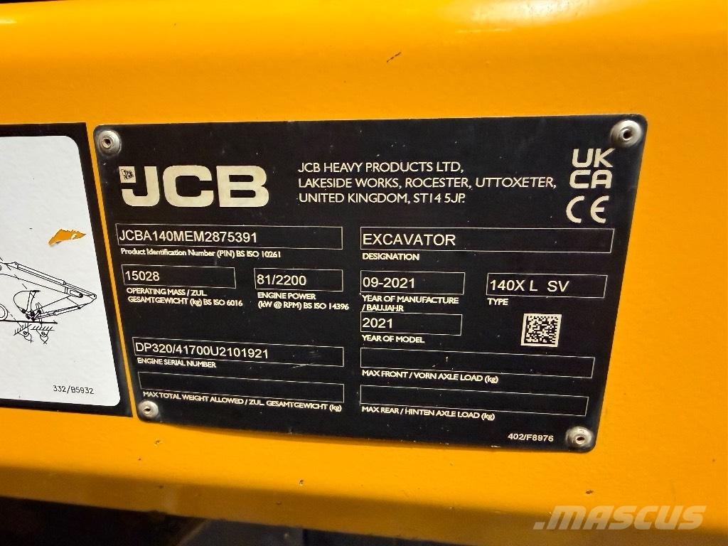 JCB 140 X Верижен екскаватор