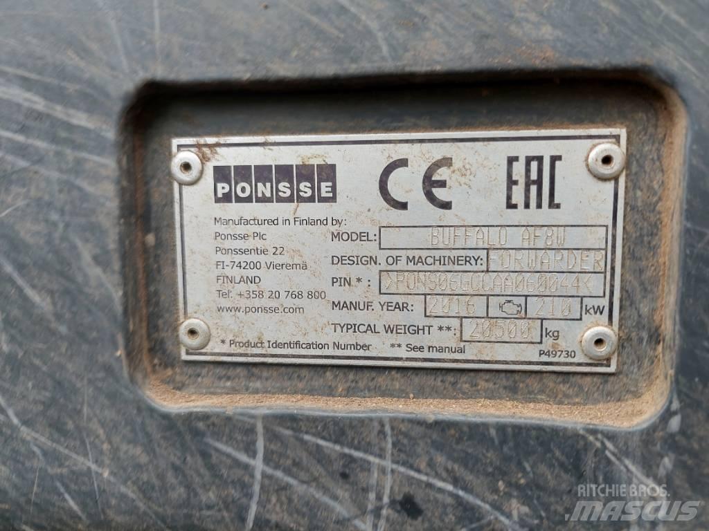 Ponsse BUFFALO AF 8W Форуардери