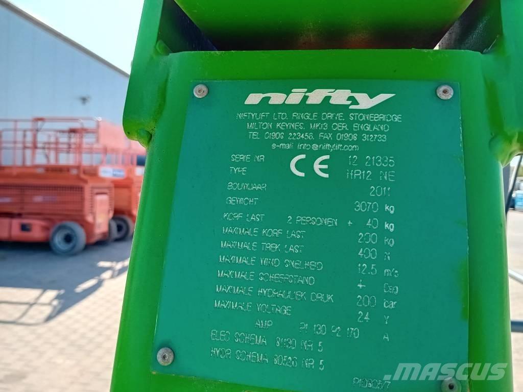 Niftylift HR 12 N E Съчленени стрелови подемници