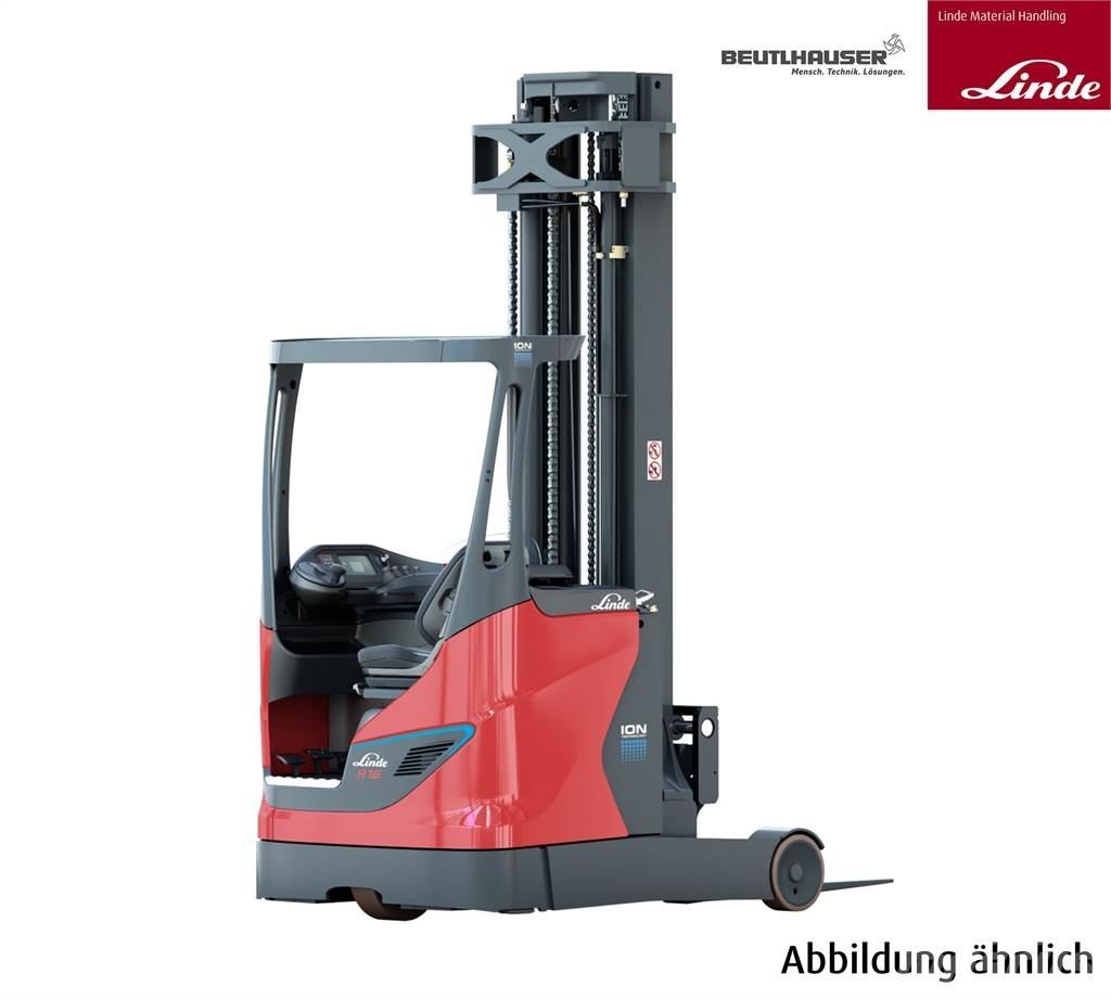 Linde R14B Ретрак/ Високоповдигач с изместване на вилката напред