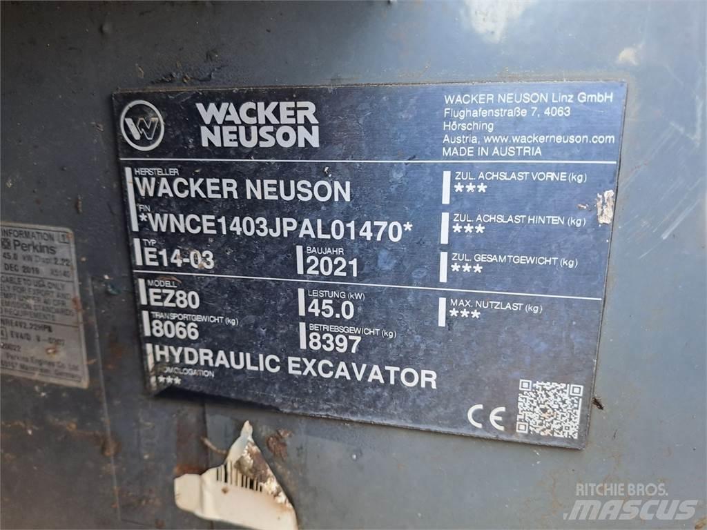 Wacker Neuson EZ80 Верижен екскаватор
