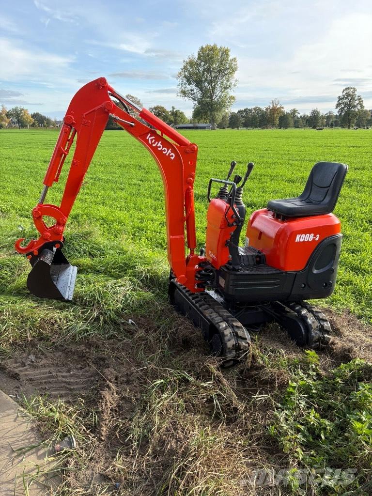 Kubota K 008-3 Мини екскаватори < 7 т