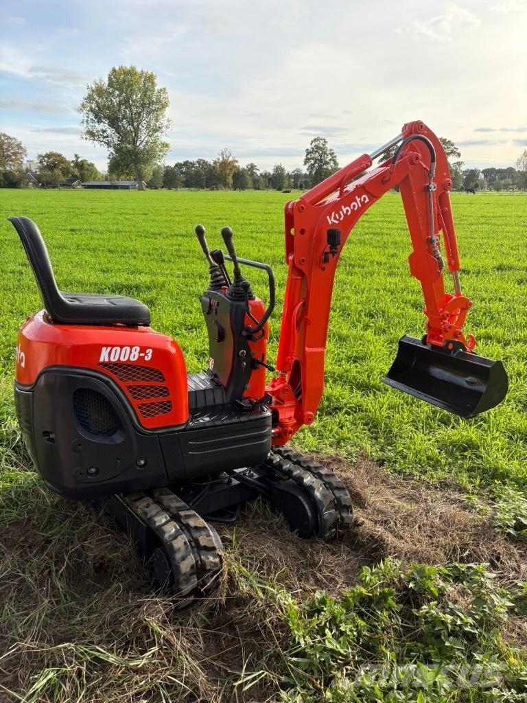 Kubota K 008-3 Мини екскаватори < 7 т