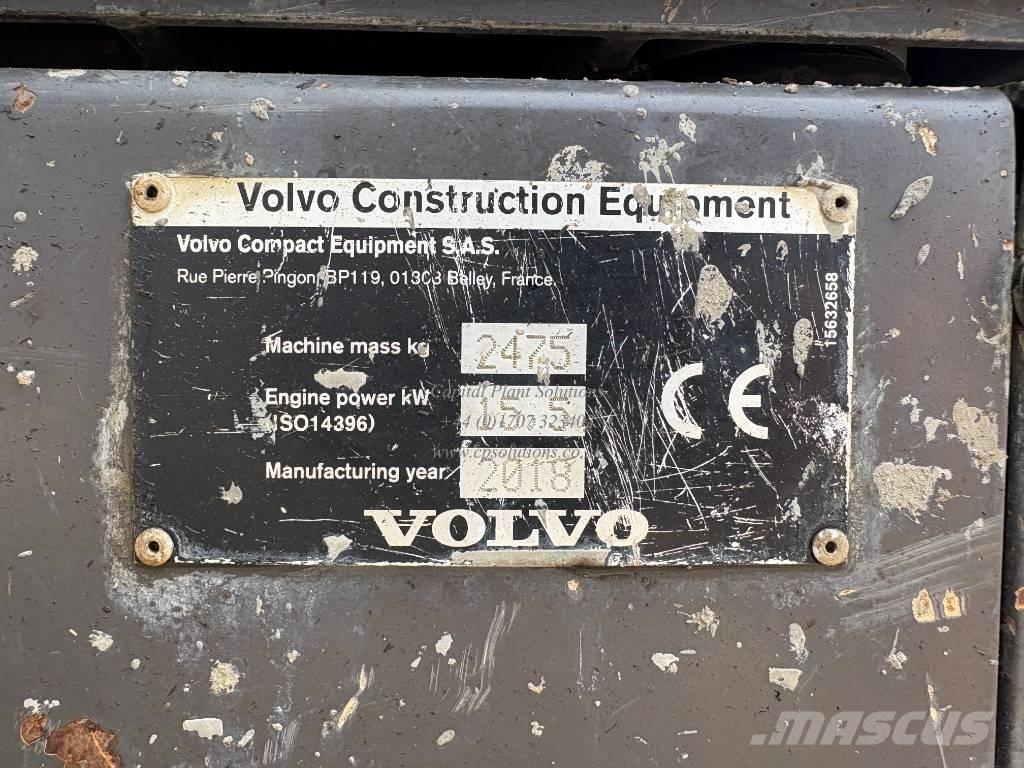Volvo ECR 25 D Мини екскаватори < 7 т
