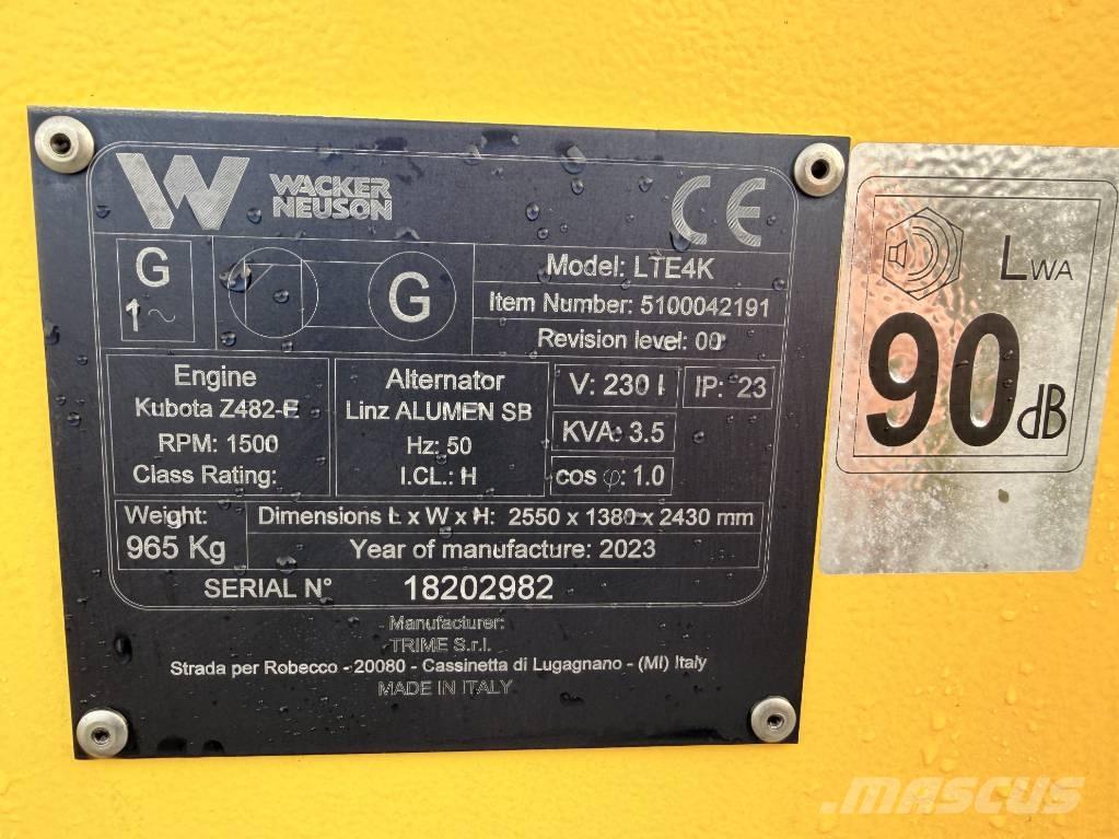 Wacker Neuson LTE4 K Осветителни кули