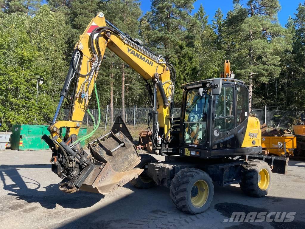Yanmar B 95 W Колесни екскаватори