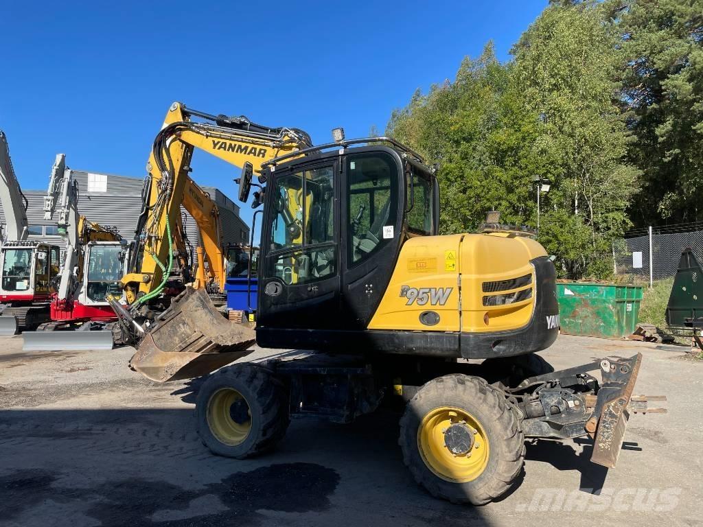Yanmar B 95 W Колесни екскаватори