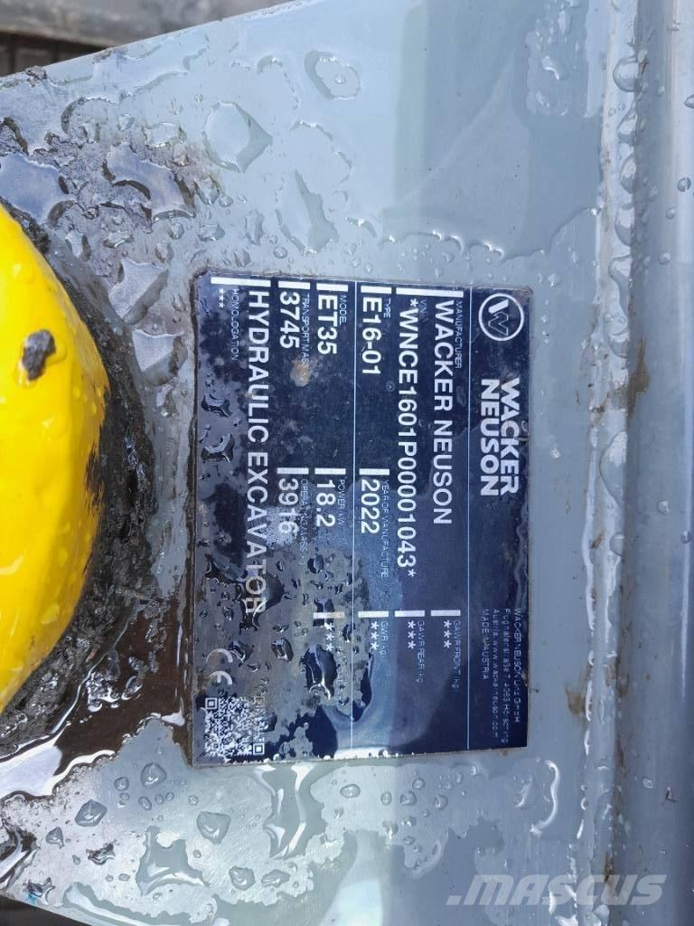 Wacker Neuson ET 35 Верижен екскаватор