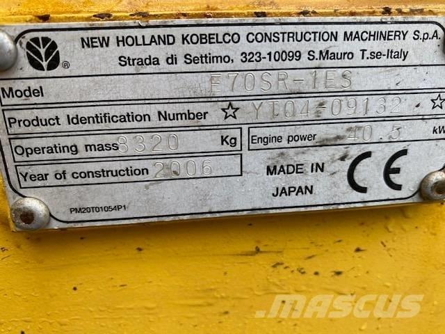 New Holland E 70 SR Средни екскаватори 7т - 12т