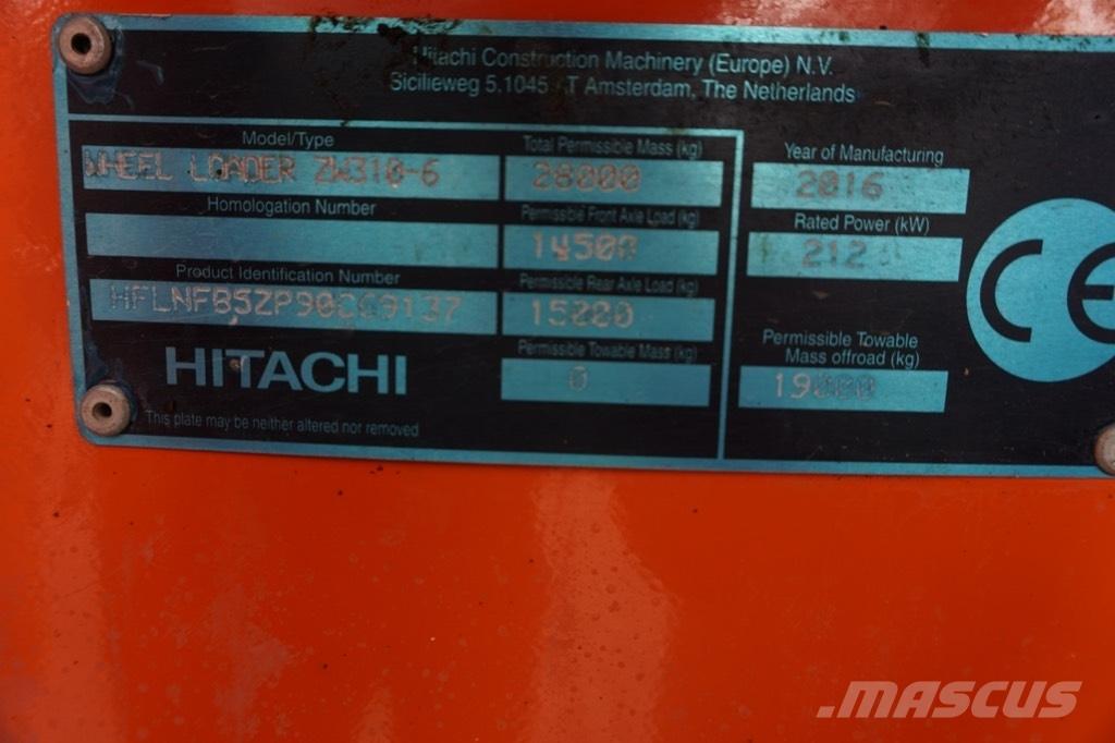 Hitachi ZW 310-6 Колесни товарачи