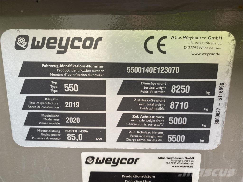 Weycor AR550 HS Многофункционални товарачи