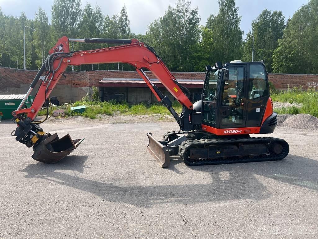 Kubota KX 080-4 Средни екскаватори 7т - 12т