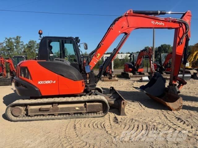 Kubota KX 080-4 Средни екскаватори 7т - 12т
