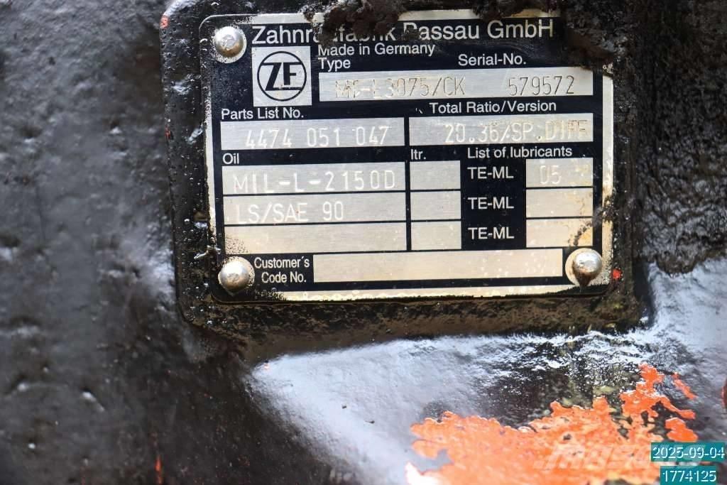Huddig 1160 D Оси
