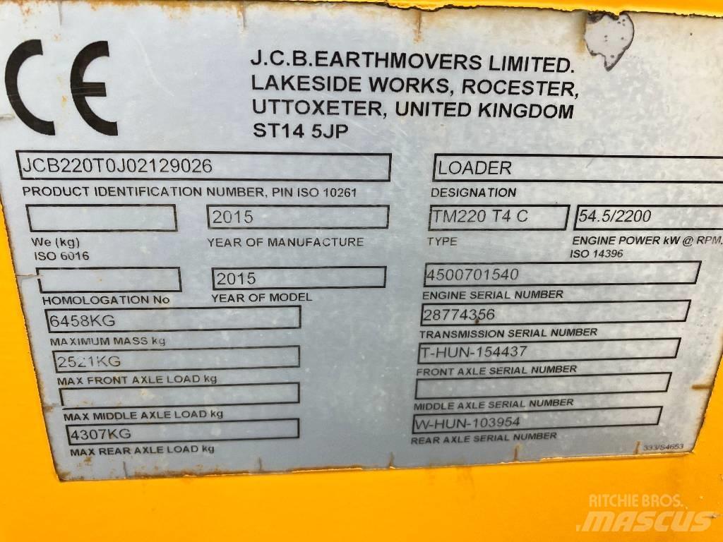 JCB TM 220 Телескопични товарачи
