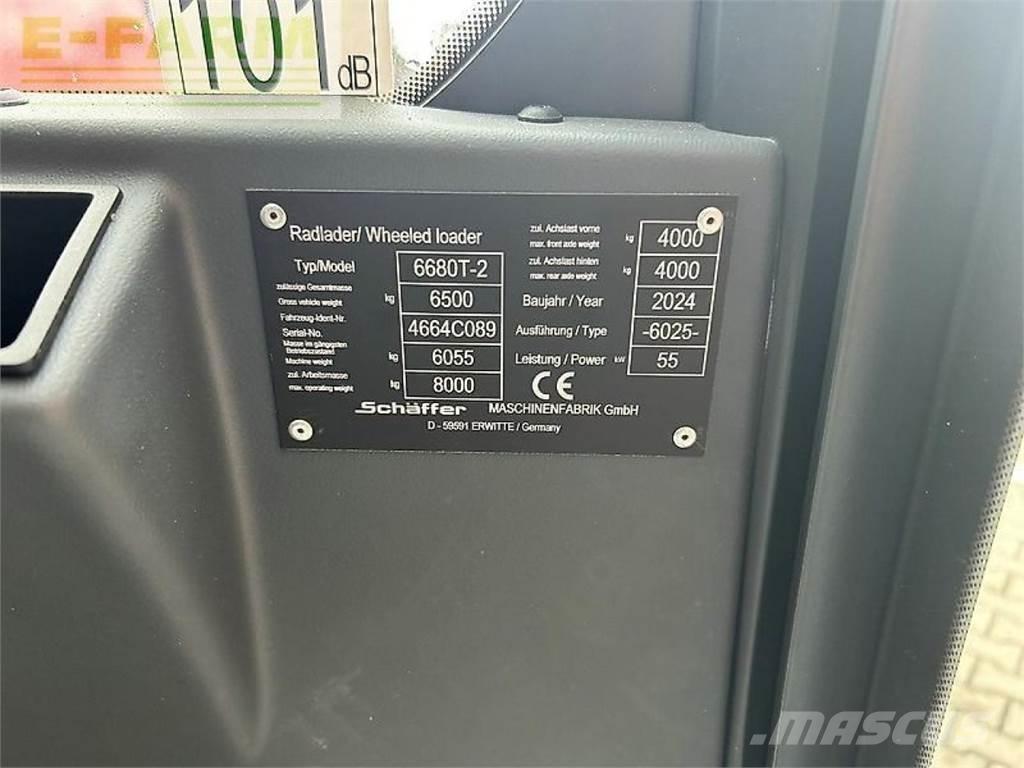 Schäffer 6680 t-2 Телескопични товарачи за селското стопанство