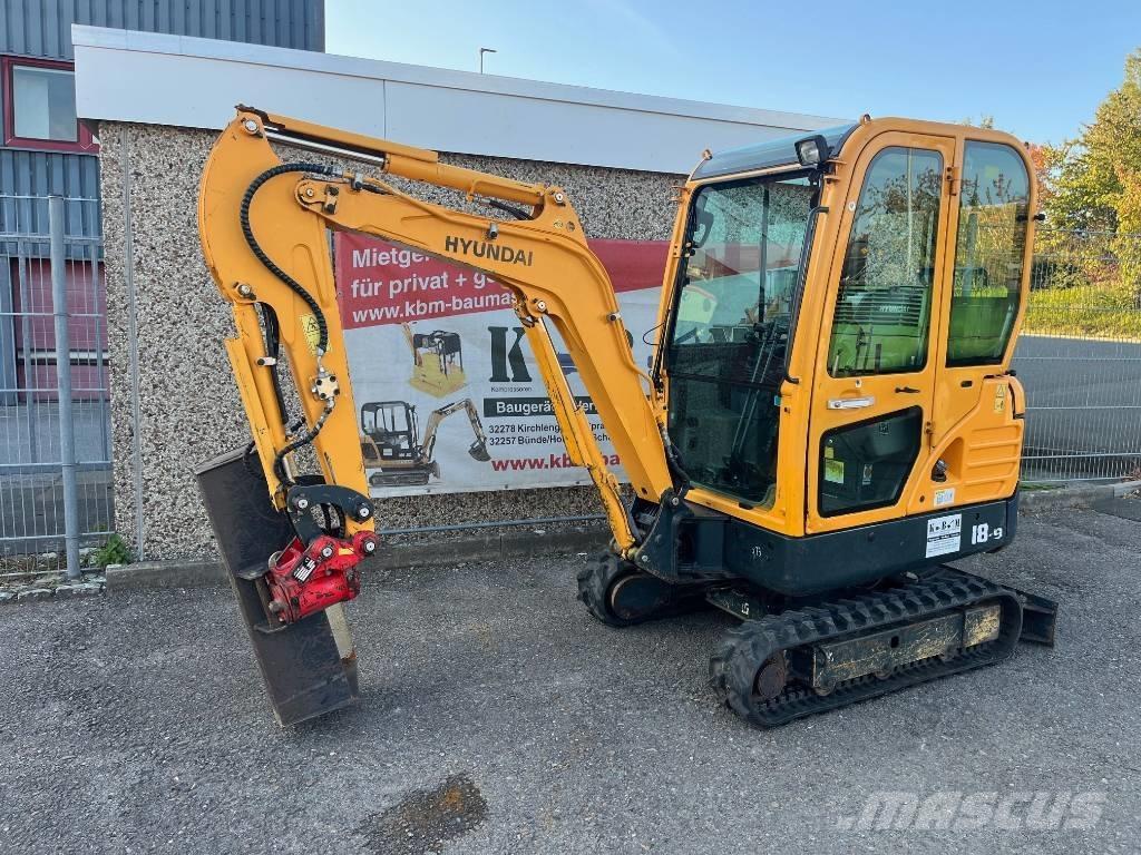 Hyundai R18-9 Мини екскаватори < 7 т