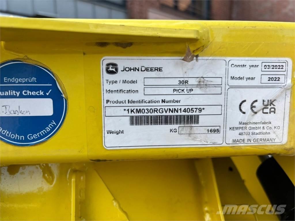 John Deere 30R Аксесоари за машини за сено и фураж

