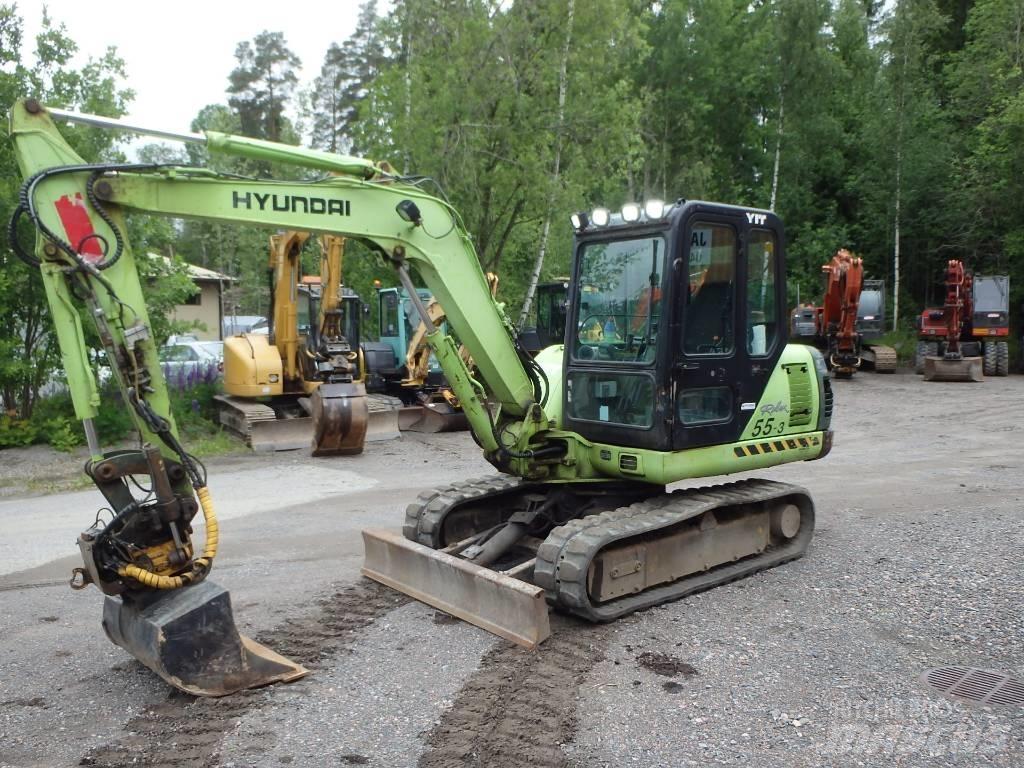 Hyundai Robex 55-3 Мини екскаватори < 7 т