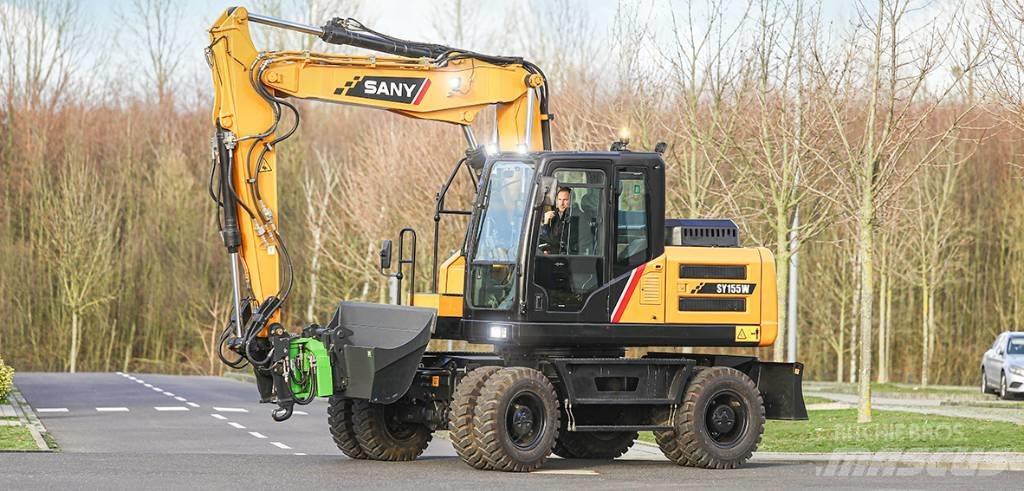 Sany SY155W Колесни екскаватори