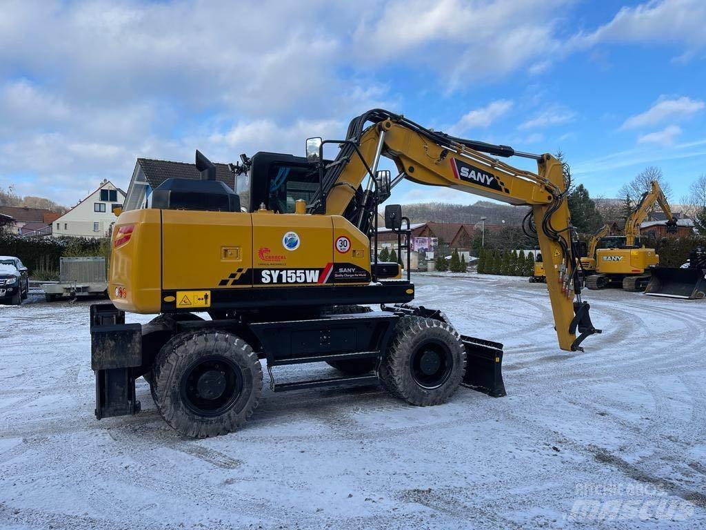 Sany SY155W Колесни екскаватори