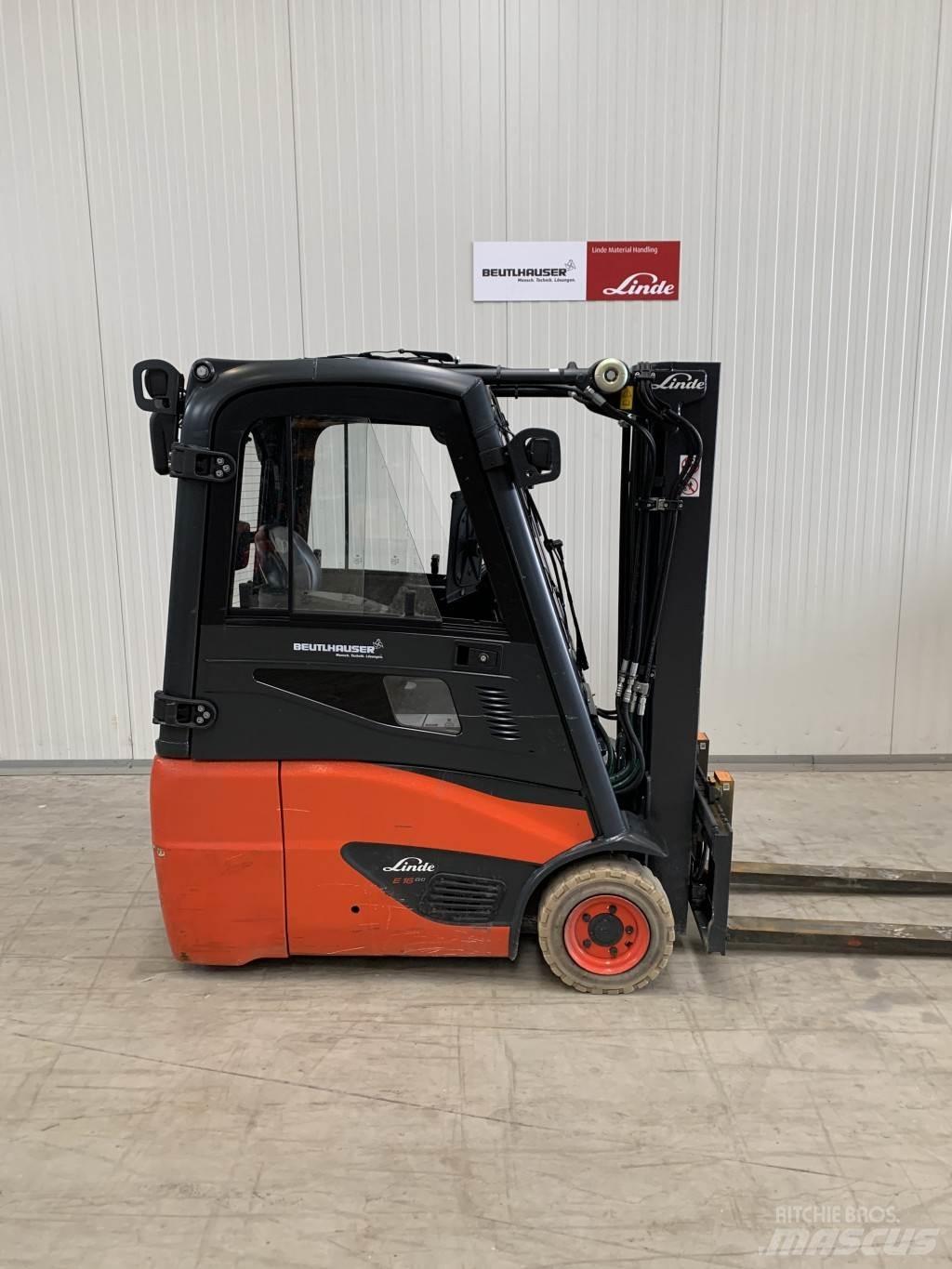 Linde E16C Електрически вилични кари-повдигачи