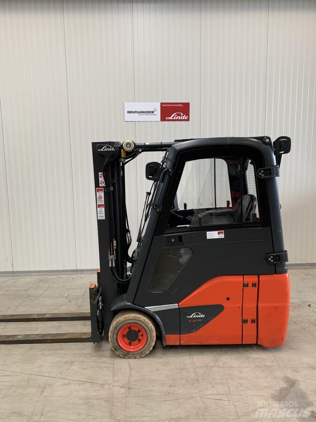 Linde E16C Електрически вилични кари-повдигачи