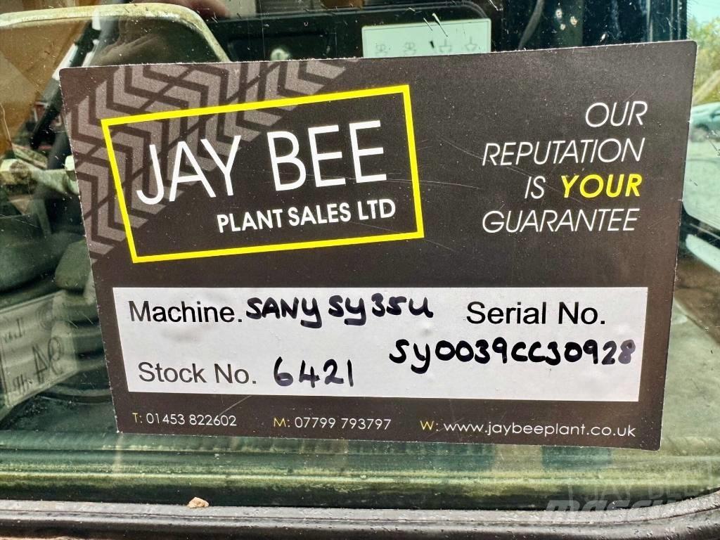 Sany SY 35 U Мини екскаватори < 7 т