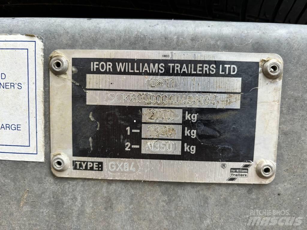 Ifor Williams GX84 Нискотоварачи