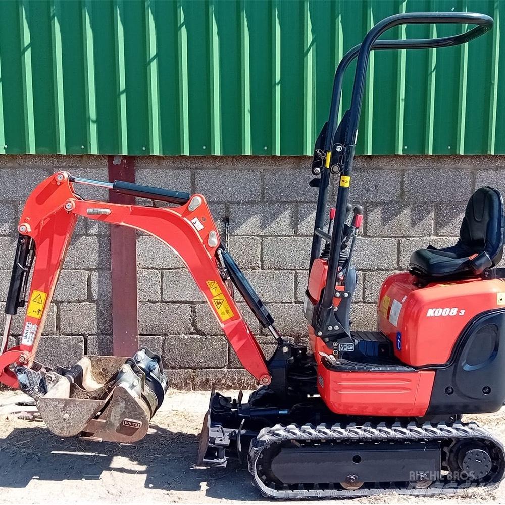 Kubota K008-3 Мини екскаватори < 7 т