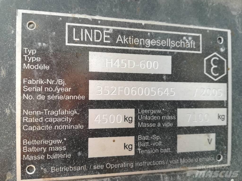 Linde H 45 D 600 Дизелови камиони