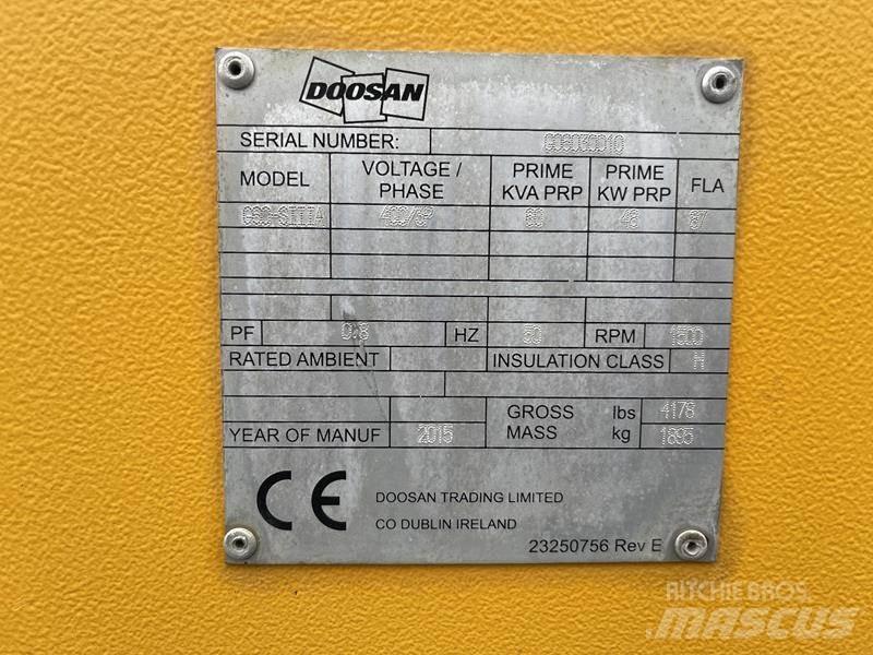 Doosan G 60 Дизелови генератори
